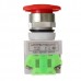 E-STOP SWITCH SELF LOCK MUSHROOM CAP EQUIPMENT BUTTON EMERGENCY STOP PUSH UNIT [78102]