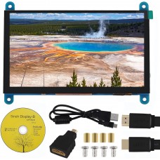 ODROID-VU5-L : 5" HDMI Display with Multi-touch and Audio Output [77710]